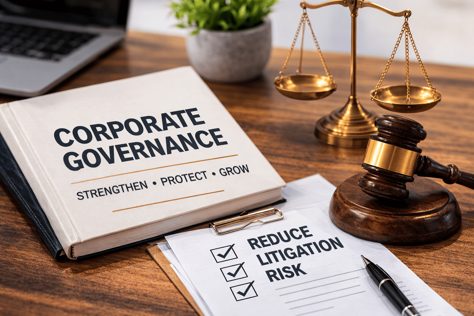 How Businesses Can Use Law to Strengthen Corporate Governance and Reduce Litigation Risk?