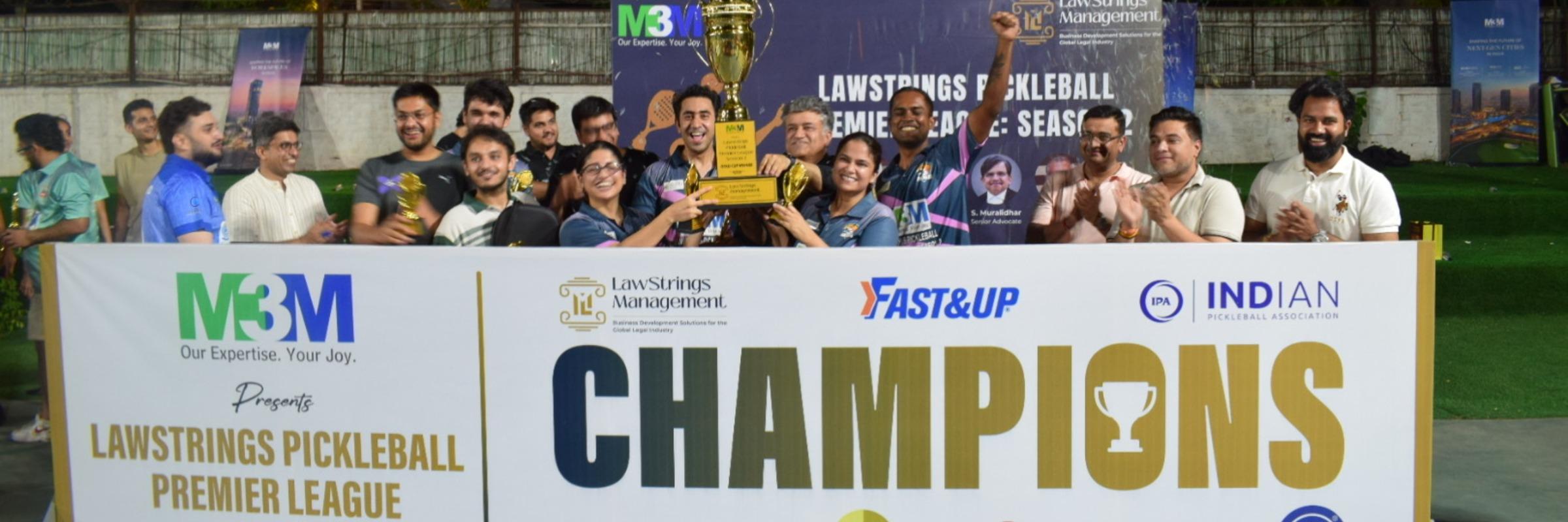 M3M LawStrings Pickleball Premier League, Season 2, Won by Pahwa Panthers