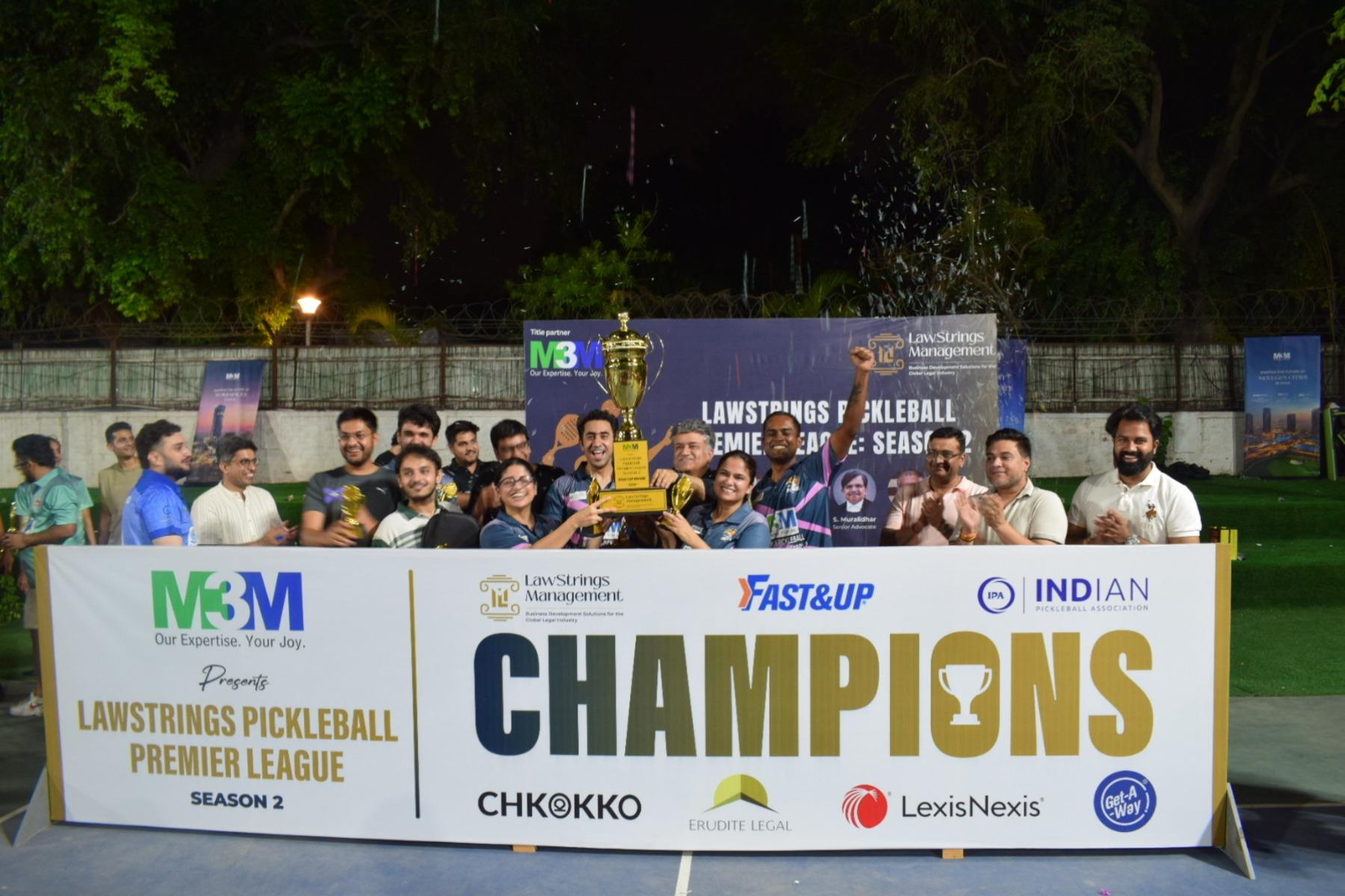 M3M LawStrings Pickleball Premier League, Season 2, Won by Pahwa Panthers